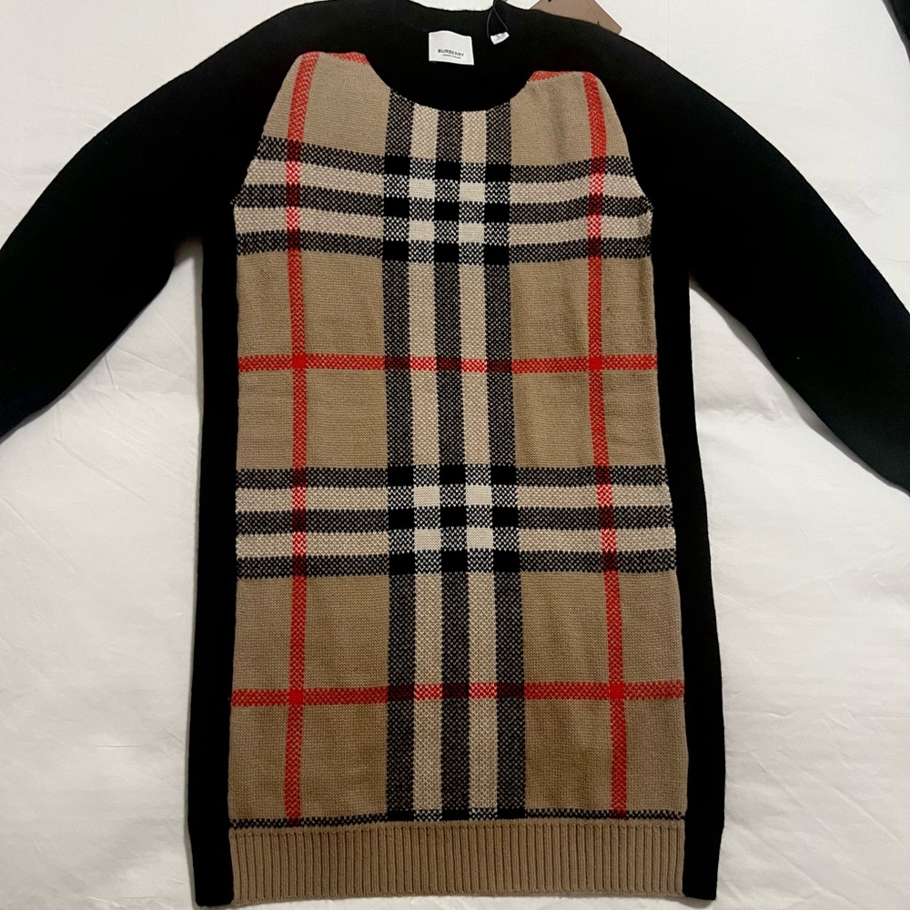 Burberry checked sweater dress, I have 2 pieces one size 10 and one size 8.